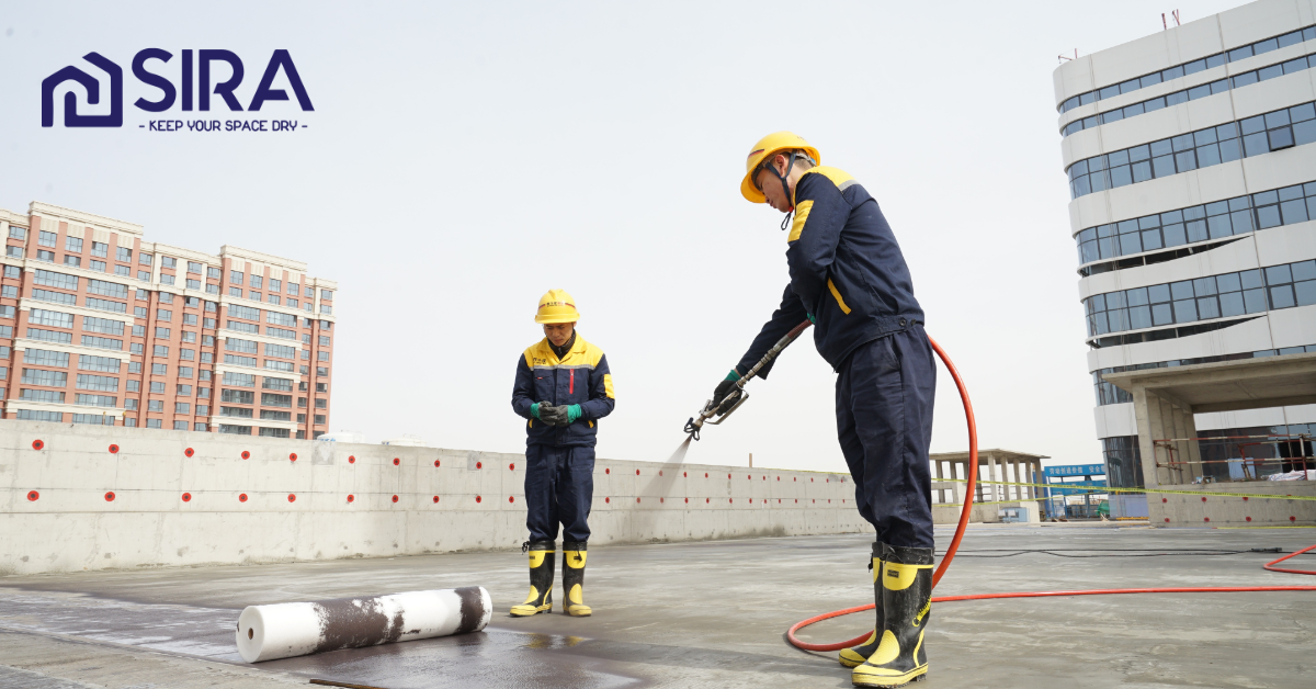 giá sơn chống thấm sân thượng