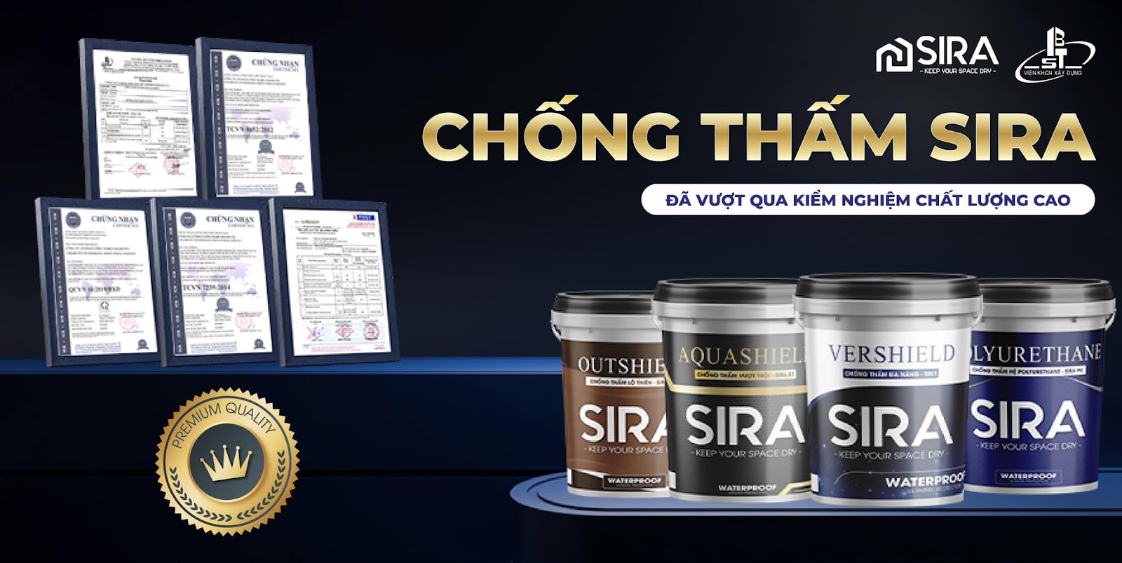 Giá sơn chống thấm pha xi măng